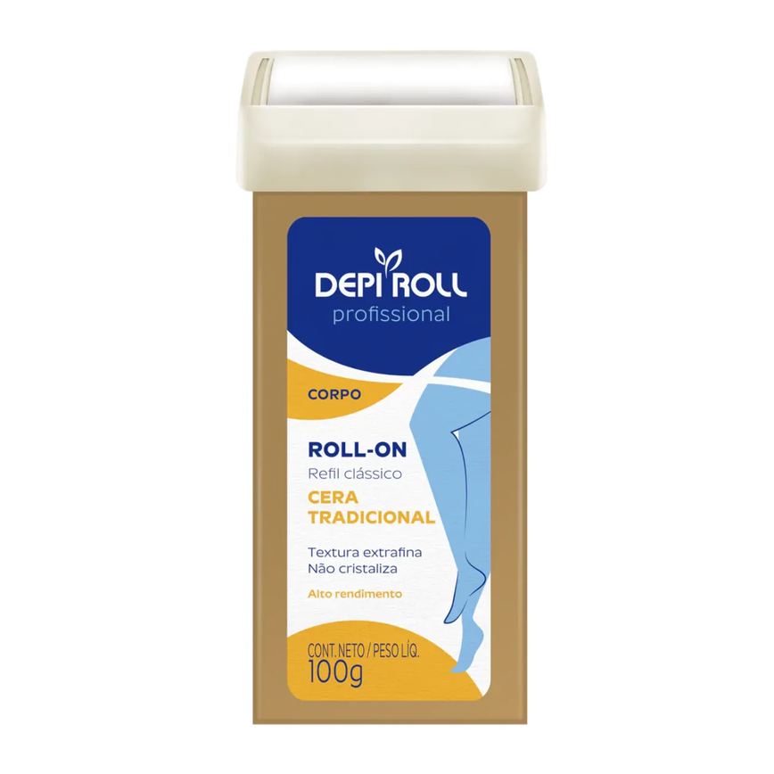 Cera Cremosa Corporal Depilsam de Micro-ondas Mel 200g