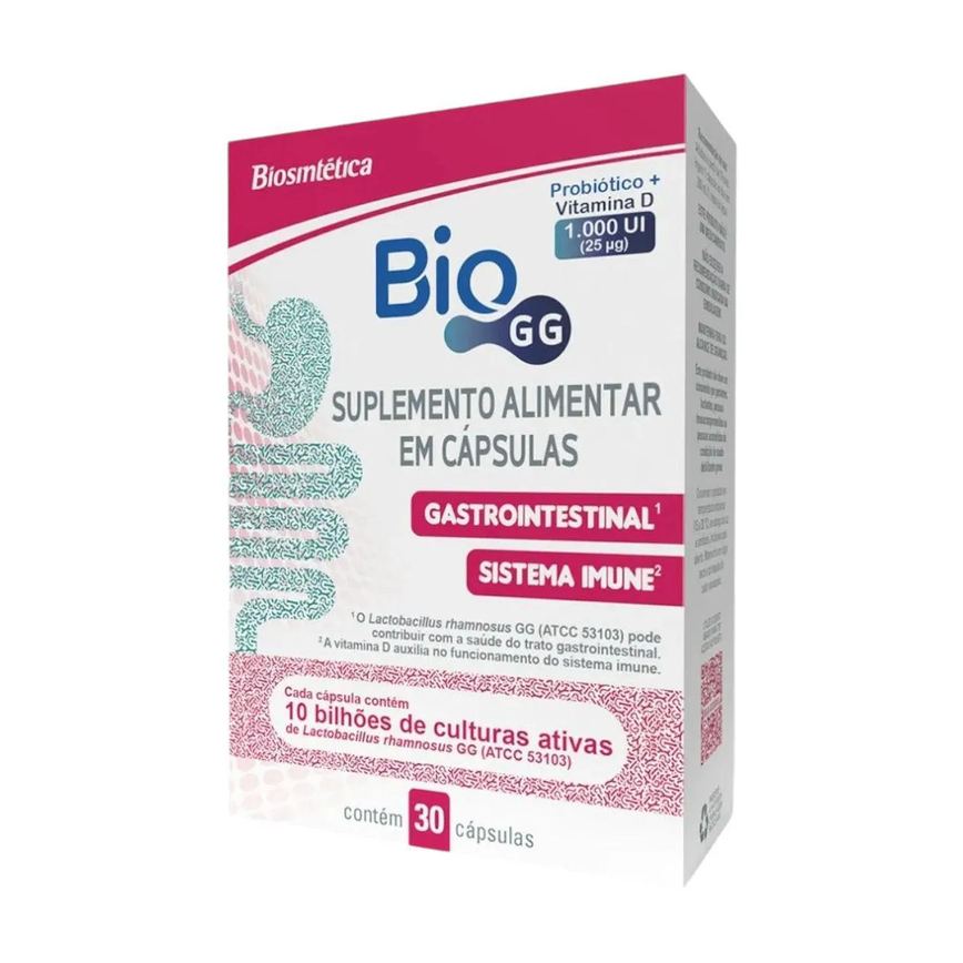 Suplemento Alimentar Bio Gg Lactobacillus Rhamnosus 30 Capsúlas