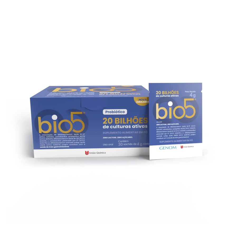 Probiótico Bio 5 30 sachês de 4g cada