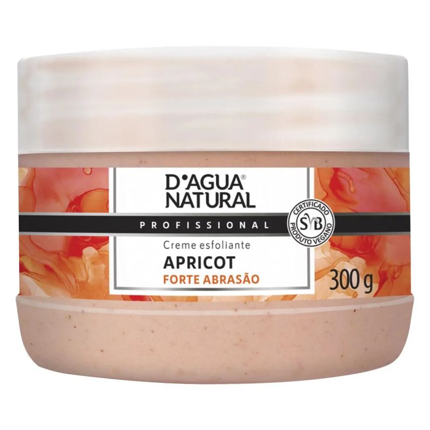 Creme Esfoliante Forte Abrasao Apricot 300g Dagua Natural