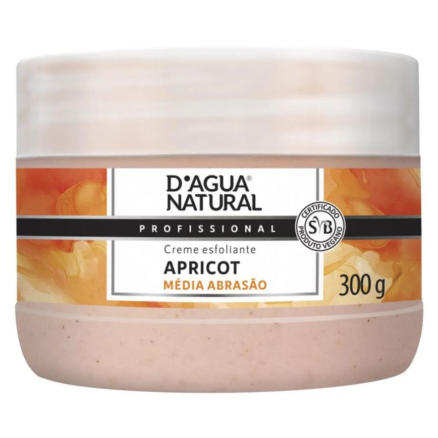 Creme Esfoliante Media Abrasao Apricot 300g Dagua Natural