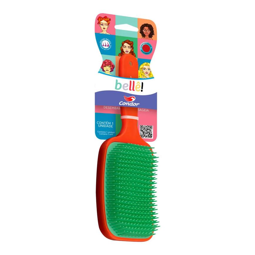 Escova para Cabelo Raquete Mágica Condor Bellê!