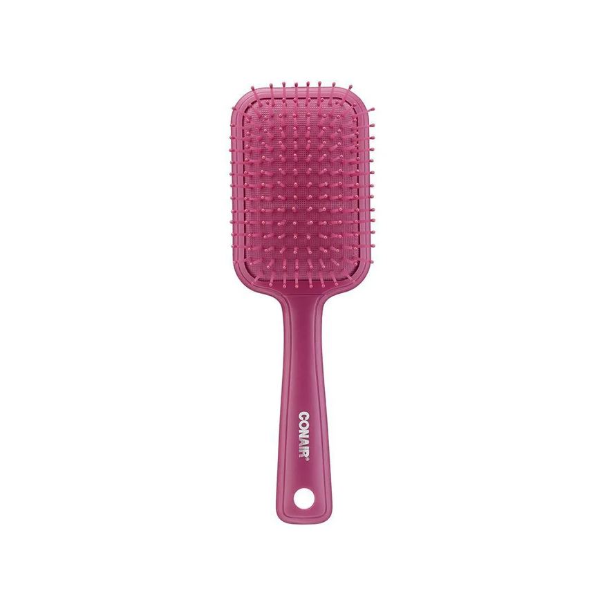 Conair Color Pops Pink Quadrada Escova de Cabelo Almofadada
