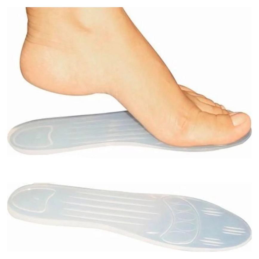 Palmilha de Silicone Ortopédica Anti - Impacto Esportiva Esportão Alívio Dores Ortho Pauher - 34 / 35