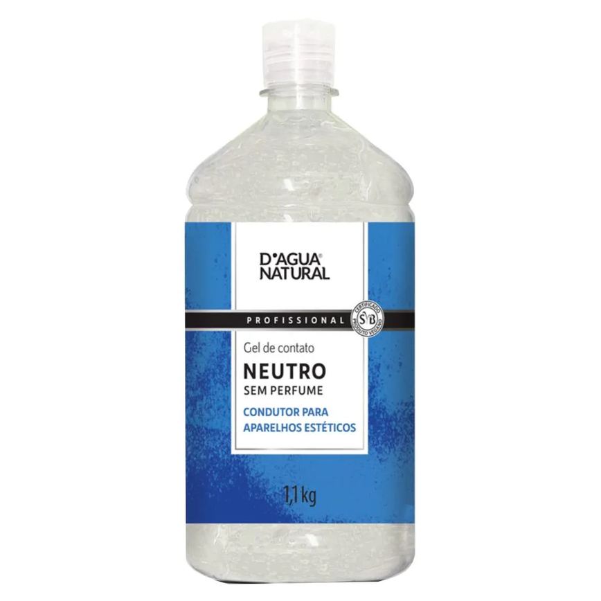 Gel de Contato para Eletroterapia Neutro 1,1kg Dagua Natural