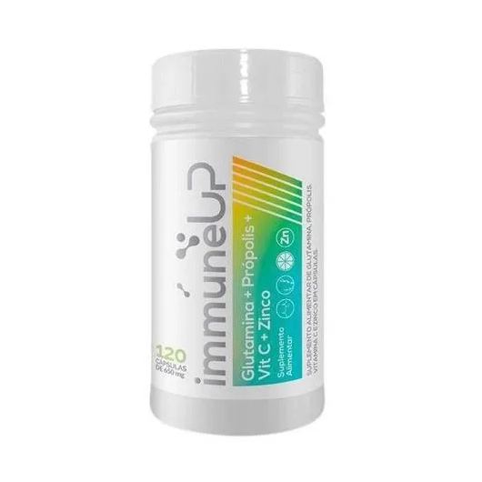 Immune Up-vitamina C+própolis+glutamina+zinco-120cp