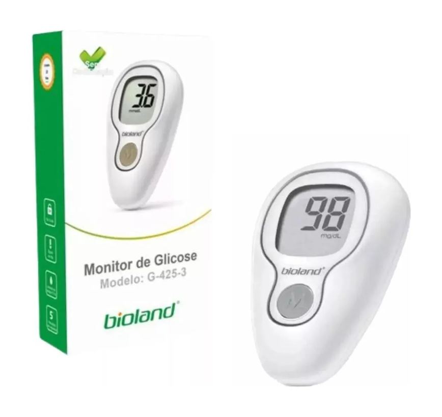 Glicosimetro Aparelho de Medir Glicose Glicemia No Sangue