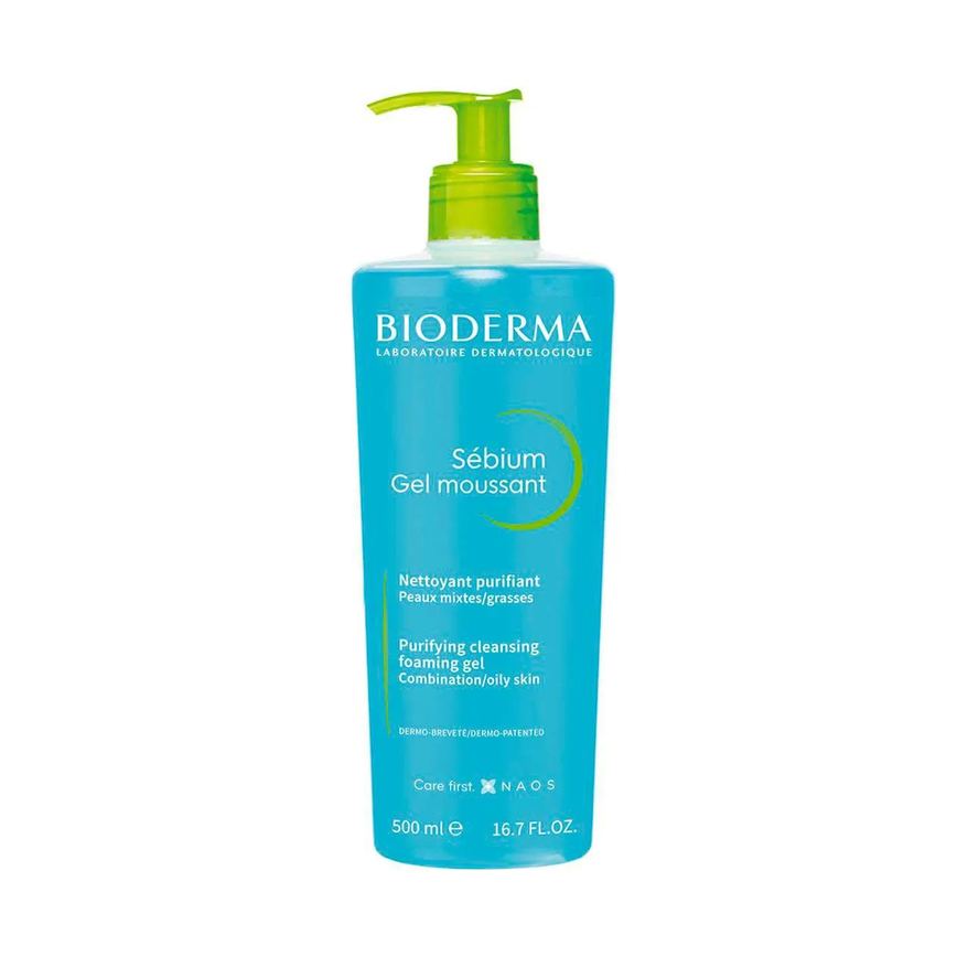 Gel de Limpeza Bioderma Sébium Gel Moussant Pele Oleosa 500ml
