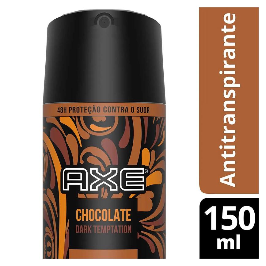 Desodorante Antitranspirante Spray Axe Dark Temptation Masculino 48h 150ml