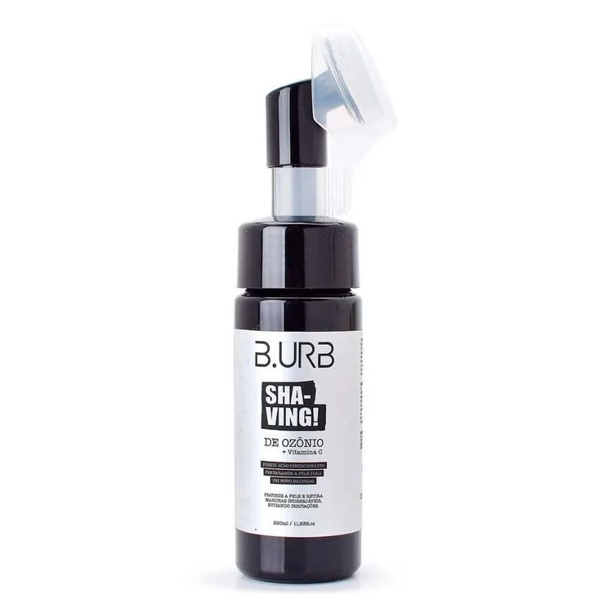 Shaving Espuma de Ozônio - Protege e Remove Manchas 220ml Barba Urbana B.urb