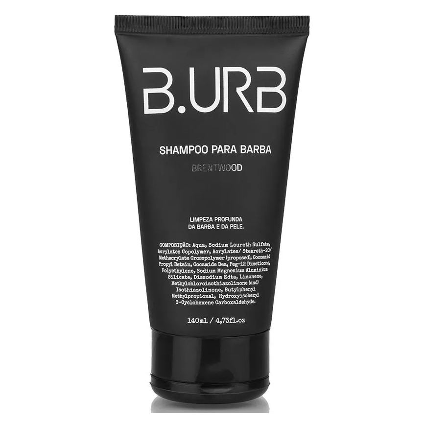 Shampoo para Barba Brentwood com Microesferas Esfoliantes 140ml Barba Urbana B.urb