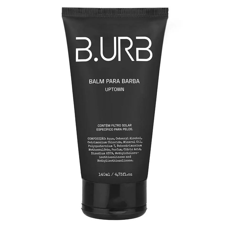 Balm para Barba Uptown com Filtro Solar - Amadeirado 140ml Barba Urbana B.urb