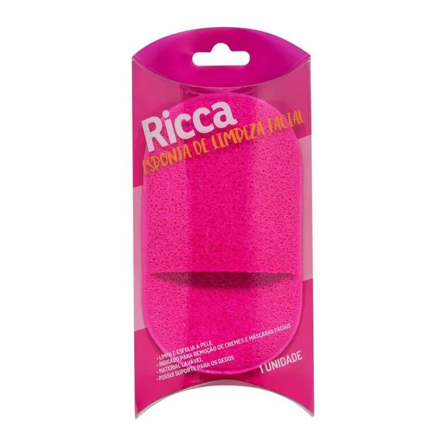 Esponja de Limpeza Facial Ricca Cód.1822