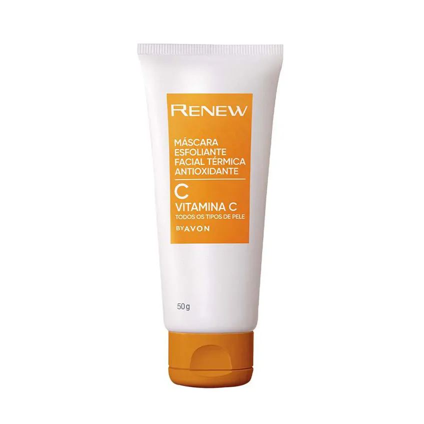Avon Renew Vitamina C Mascara Esfoliante Termica Facial 50g