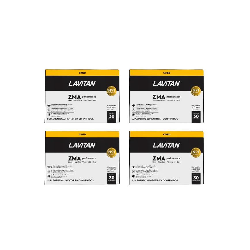 Kit 4 Lavitan Zma Performance Homem - 30 cápsulas - Cimed