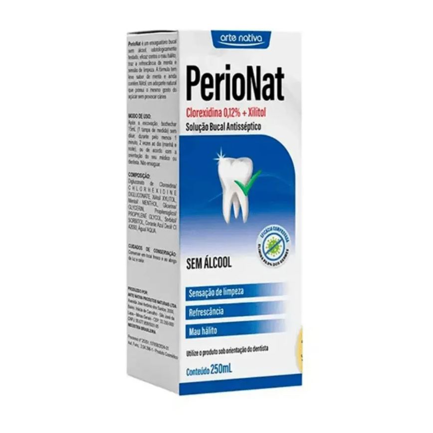 Perionat Solução Bucal sem Alcool 250Ml - Arte Nativa