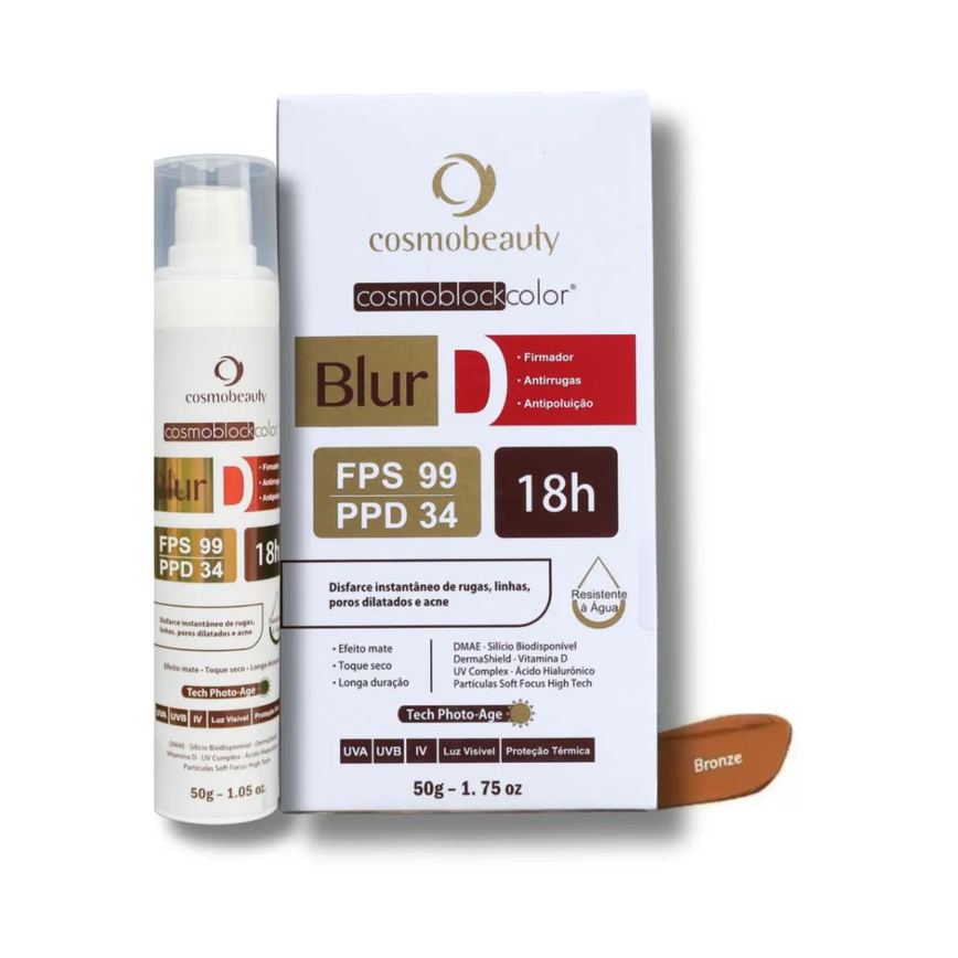 Cosmobeauty Cosmoblock Blur D 18H Firmador Fps 99 50G - Bronze
