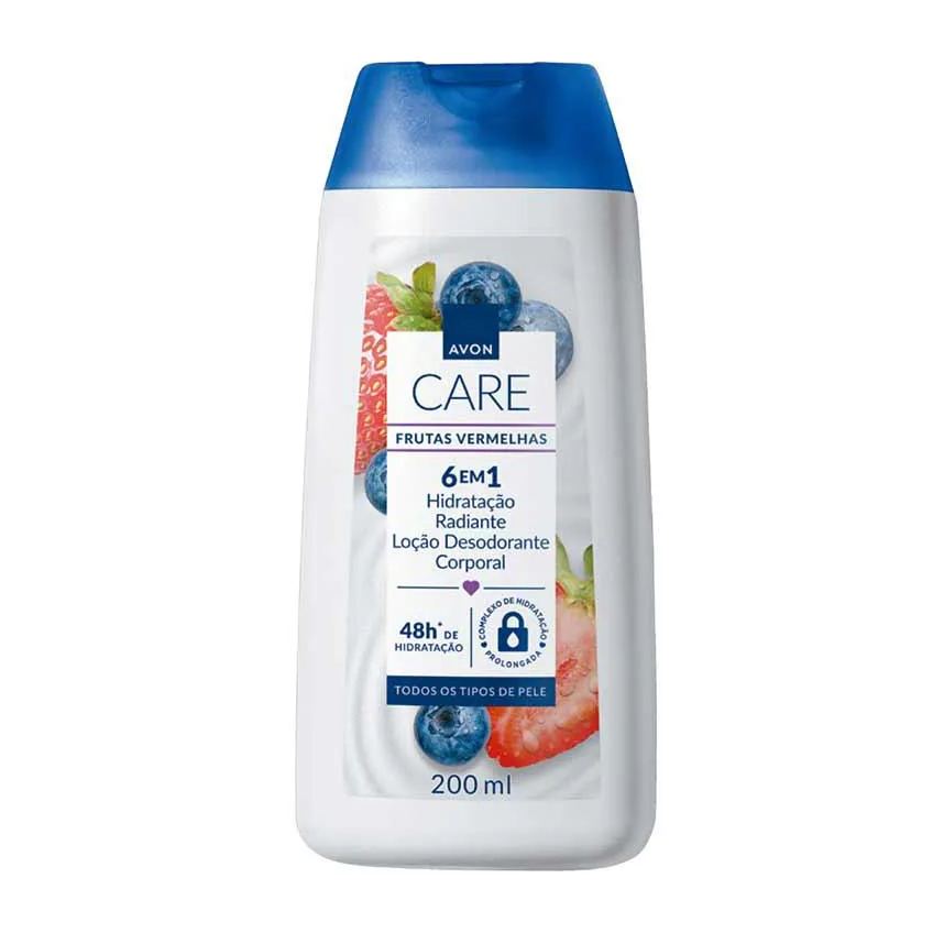 Avon Care Frutas Vermelhas Locao Hidratante Corporal 200ml
