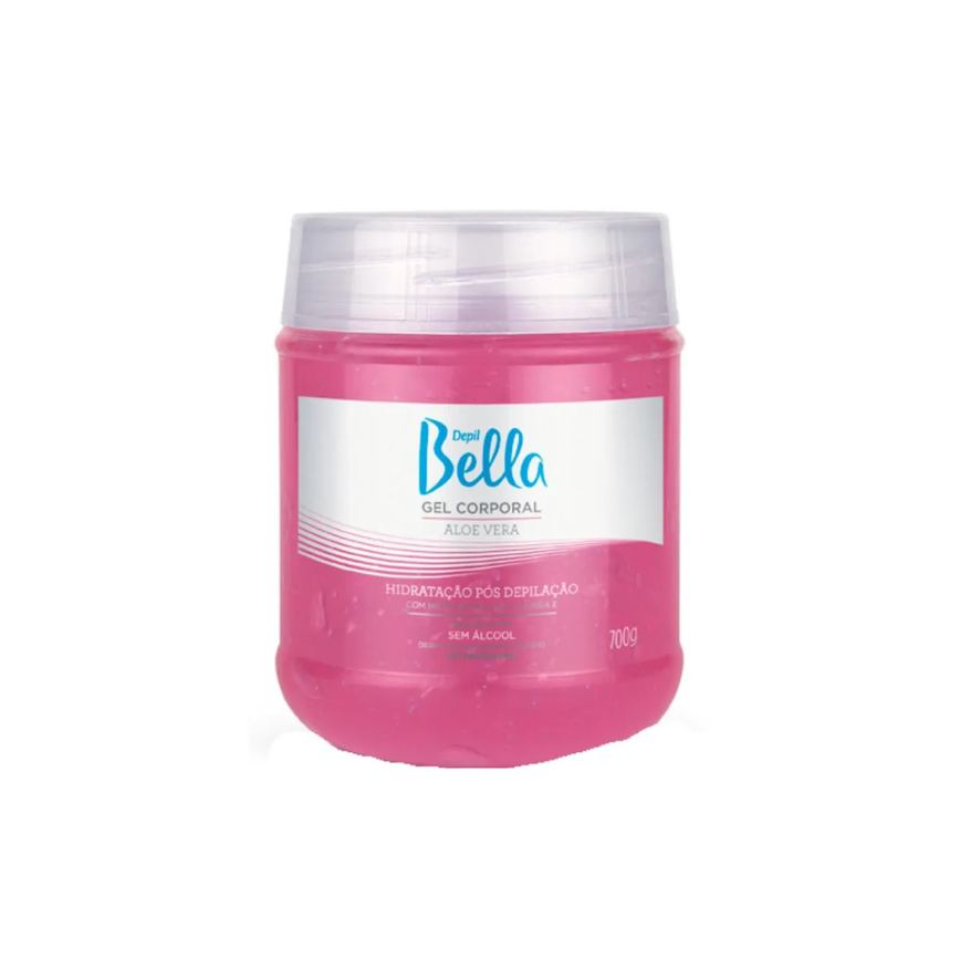 Kit 2 Gel Pós Depilação Corpo Hidrata Aloe Vera Depil Bella