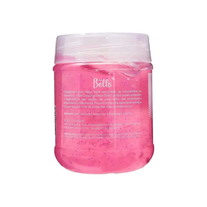 Kit 2 Gel Pós Depilação Corpo Hidrata Aloe Vera Depil Bella