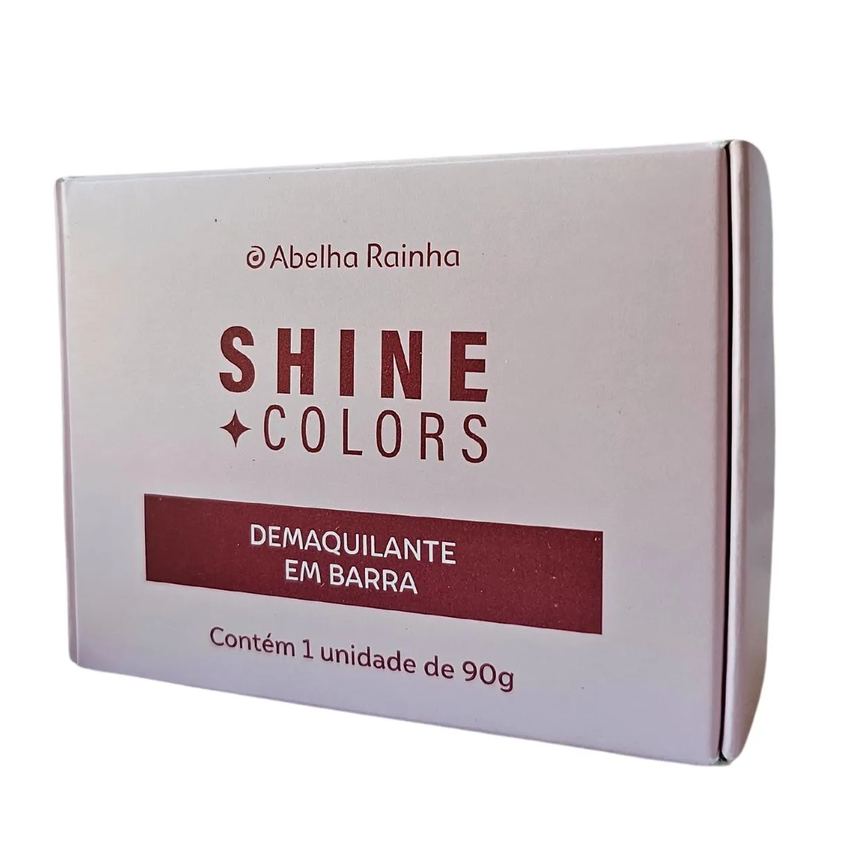 Demaquilante em Barra 2 em 1 Shine Colors Abelha Rainha 90g