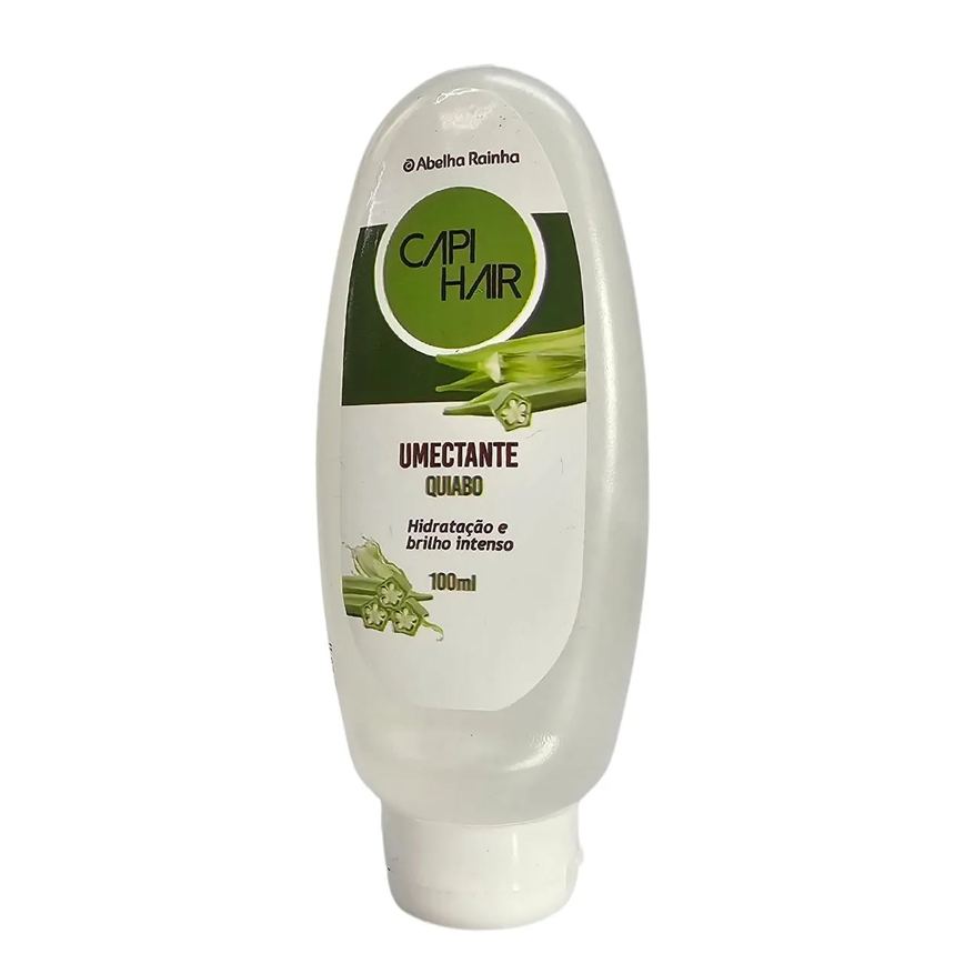 Umectante Capilar Quiabo Hidratação e Brilho Intenso Capi Hair Abelha Rainha 100ml