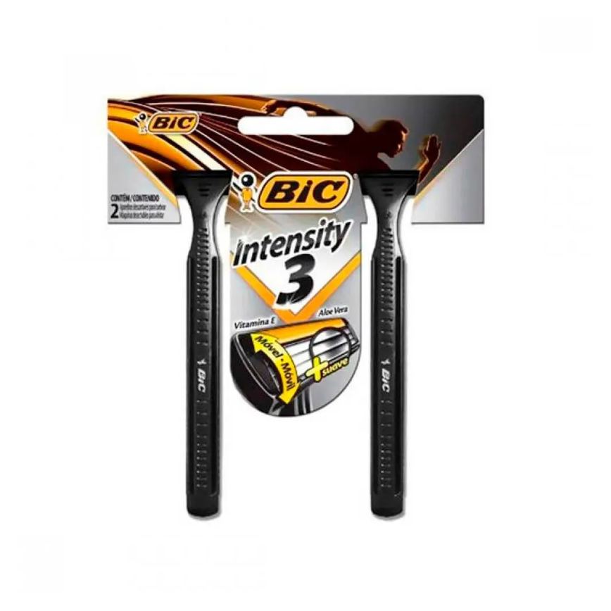 Aparelho de Barbear Bic Intensity 3 Lâminas C/2un