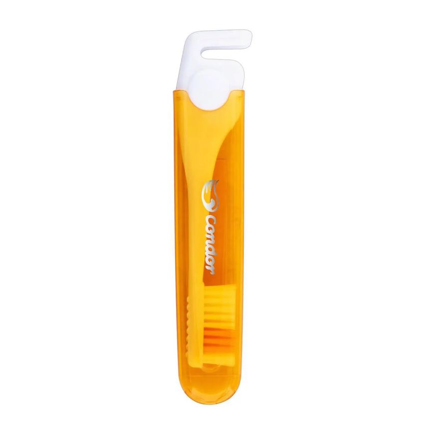 Escova Dental Macia Suave Condor Trip Ref.32350 Amarelo