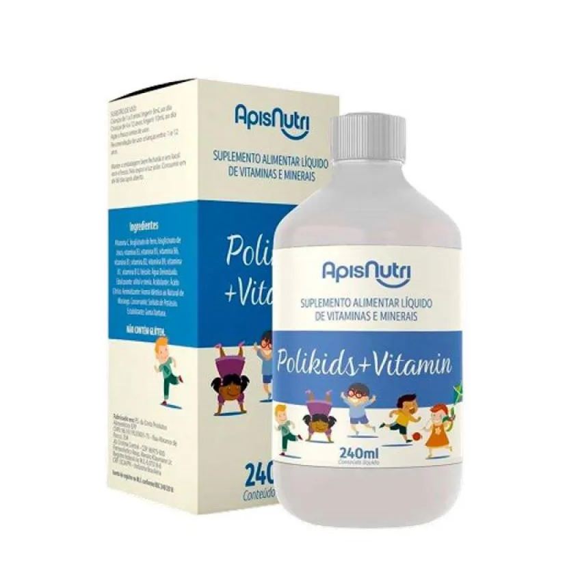 Polikids + Vitamin (240ml) - Padrão: Único