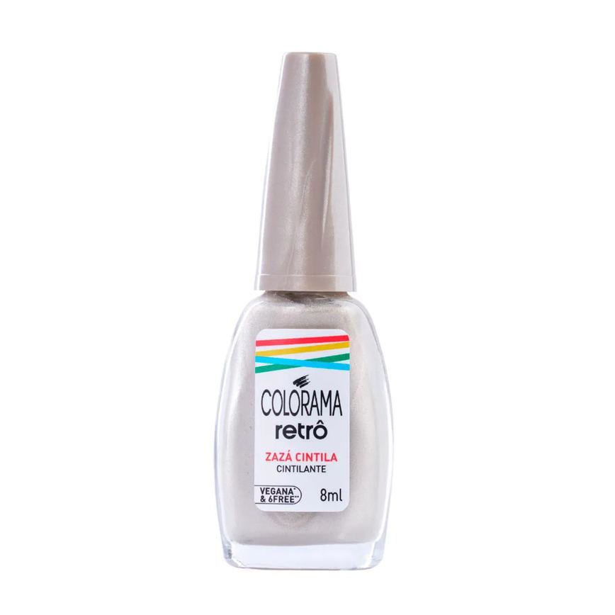 Esmalte Cintilante Colorama Retrô 8ml - Zazá Cintila