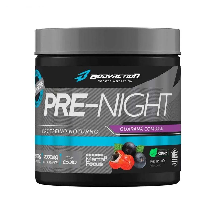 Pre - Night Beta Alanina (200G) - Sabor: Guaraná com Açaí
