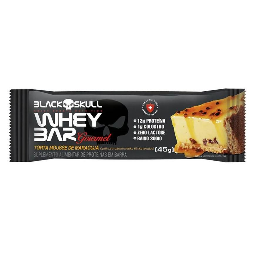 Whey Bar Gourmet (45g) - Sabor: Torta Mousse de Maracujá