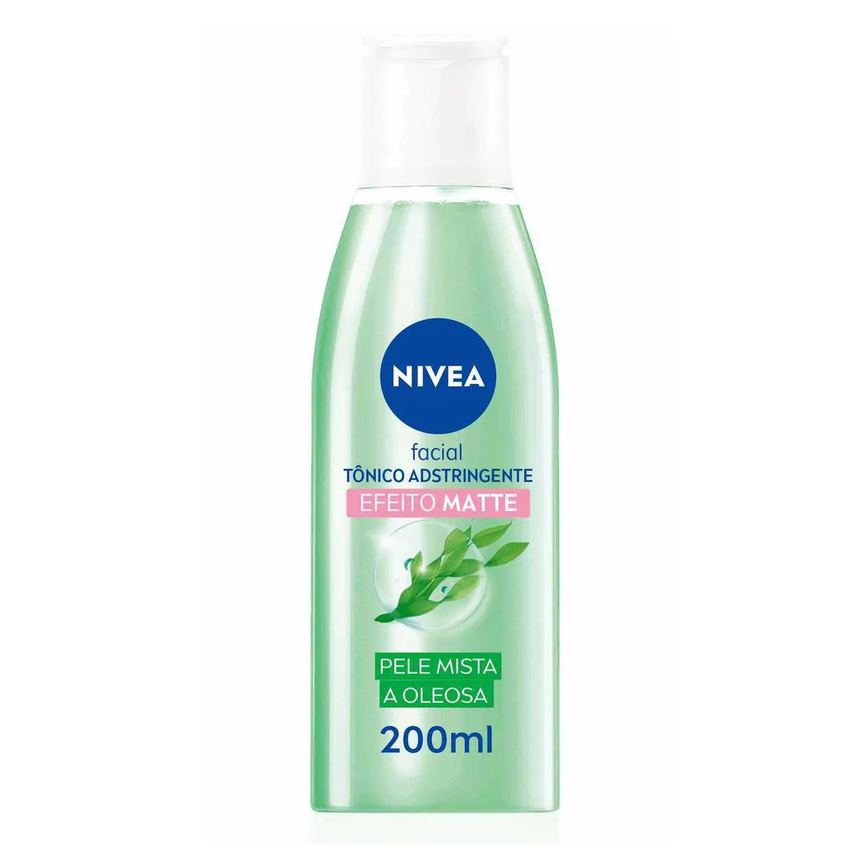 Tônico Adstringente Facial Nivea Controle do Brilho Efeito Matte com 200ml