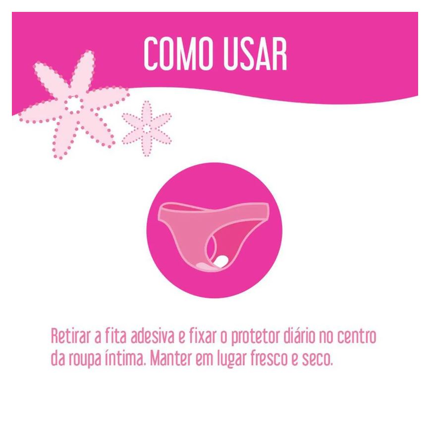 Protetor Diário Carefree Todo Dia Sem Perfume 15 unidades