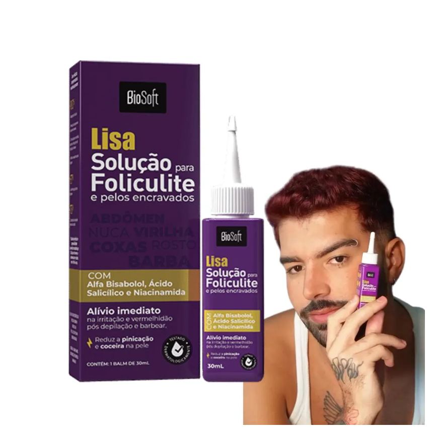 Locao Pos Barba Calmante Foliculite Coceira Pelo Encravado