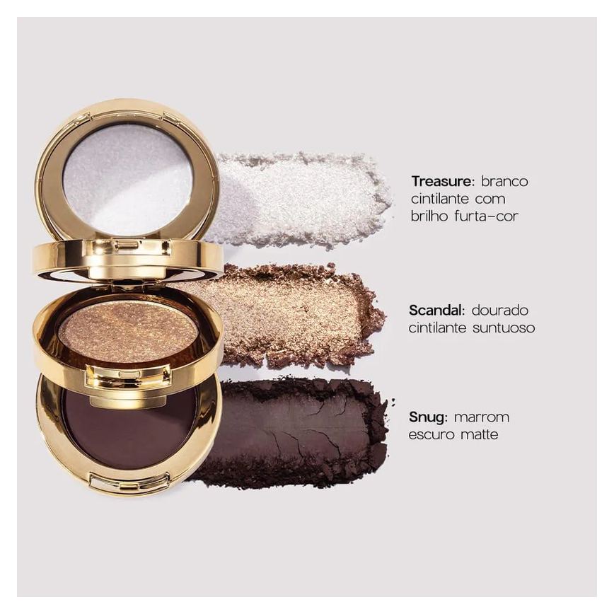 Trio de Sombras Nádia Tambasco By Océane - 3 To Go Palette Jewel 7,8g