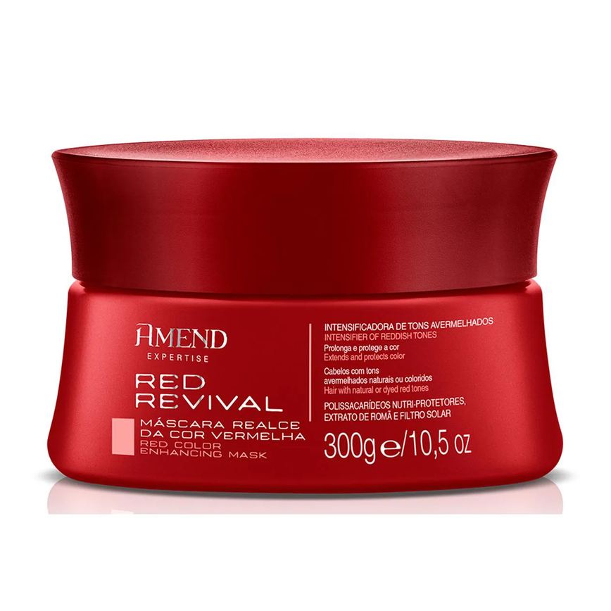Amend Máscaras para Tratamento em Cabelos Coloridos Red Revival 300g (7896852617007)