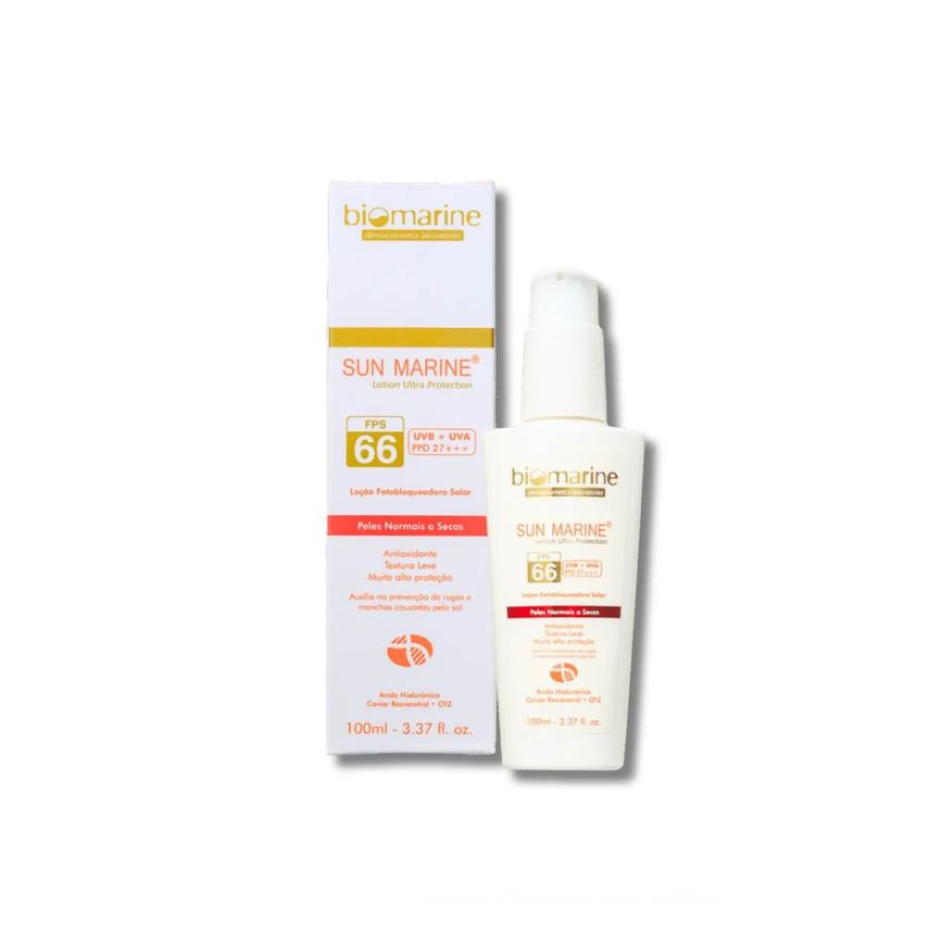 Biomarine Sun Marine Fps 66 Filtro Solar Anti Idade 100ml