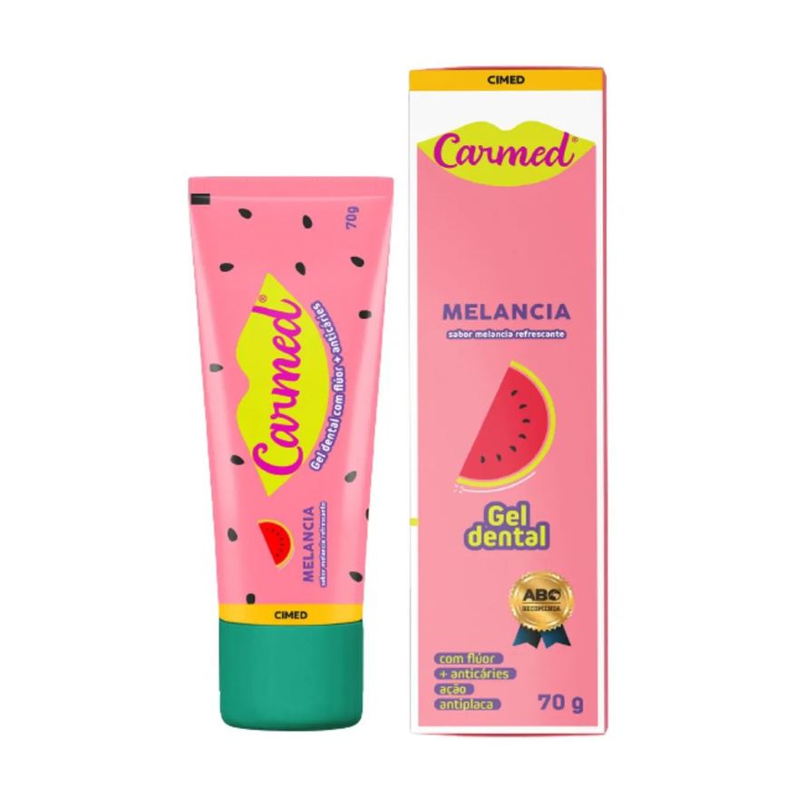 Gel Dental Melancia Super Refrescante Carmed Cimed 70g