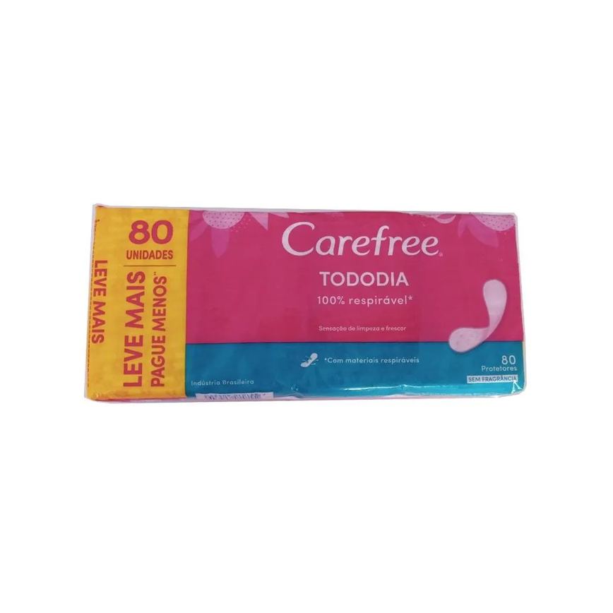 Absorvente Carefree Todo Dia sem Perfume Lv80pg60