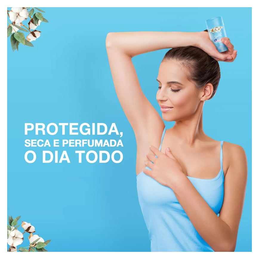 Desodorante Antitranspirante Secret Powder Protect Cotton Gel 48h Feminino 45g