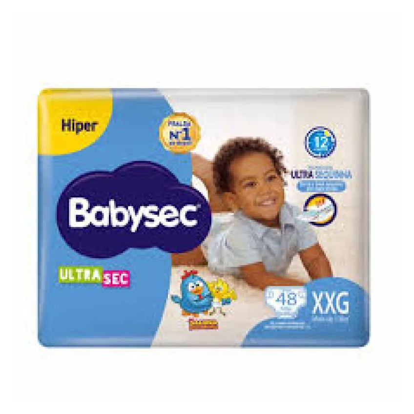 Fralda Babysec Ultra Hiper Xg 52un