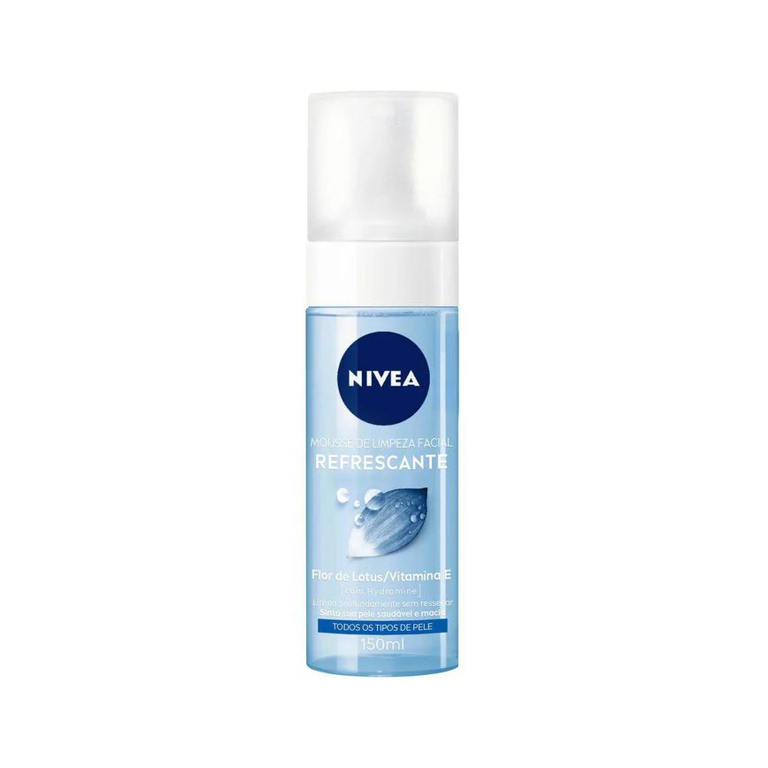 Kit Nivea Demaquilante Bifásico 125ml + Água Micelar 7 em 1 Refrescante 200ml + Mousse de Limpeza Facial 150ml