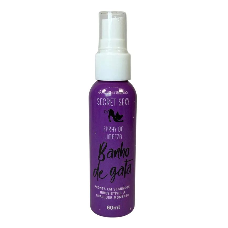 Spray de Limpeza Banho de Gata Secret Sexy Abelha Rainha 60ml