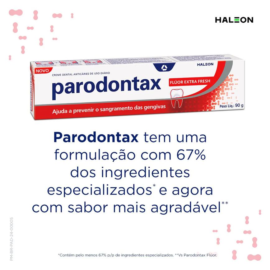Creme Dental Parodontax Flúor Extra Fresh 90g