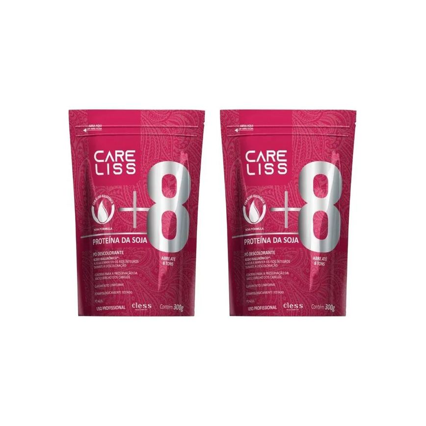Po Descolorante Care Liss Proteina da Soja 300g - Kit C / 2un