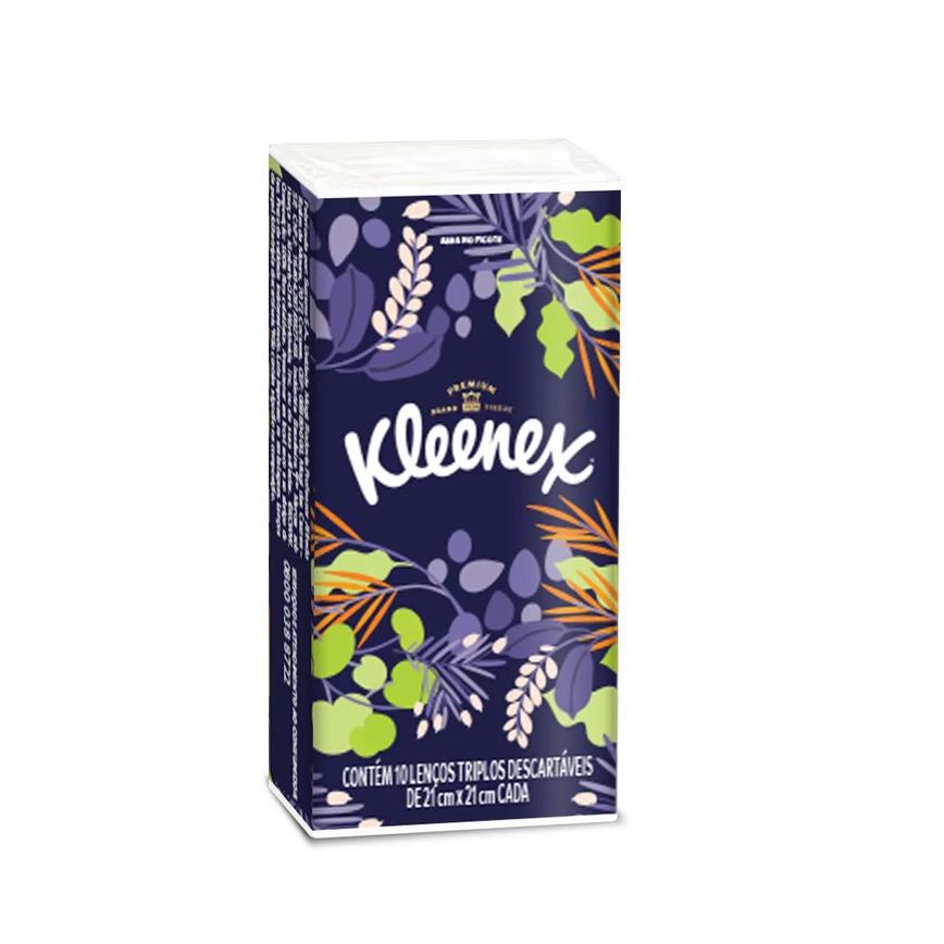 Lenço de Papel Kleenex 10 unidades