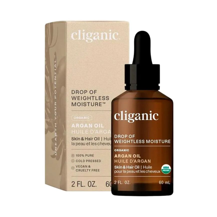Óleo de Argan Orgânico Cliganic 60ml Importado