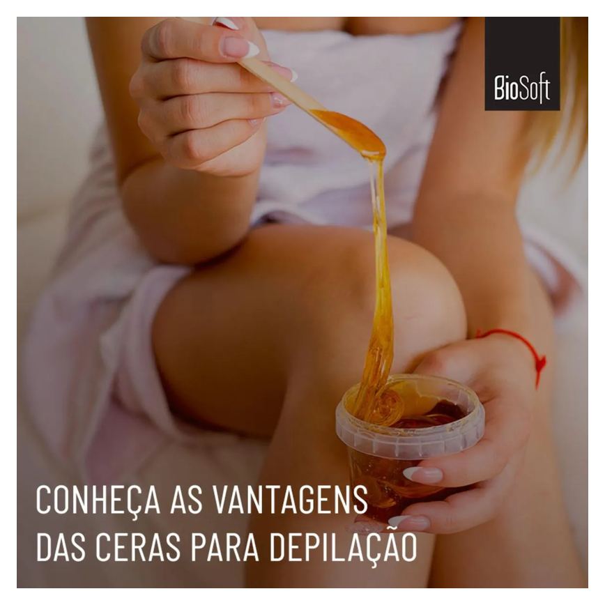 Cera Depilação Hidrossoluvel Virilha Axila Corpo Fácil Remoção