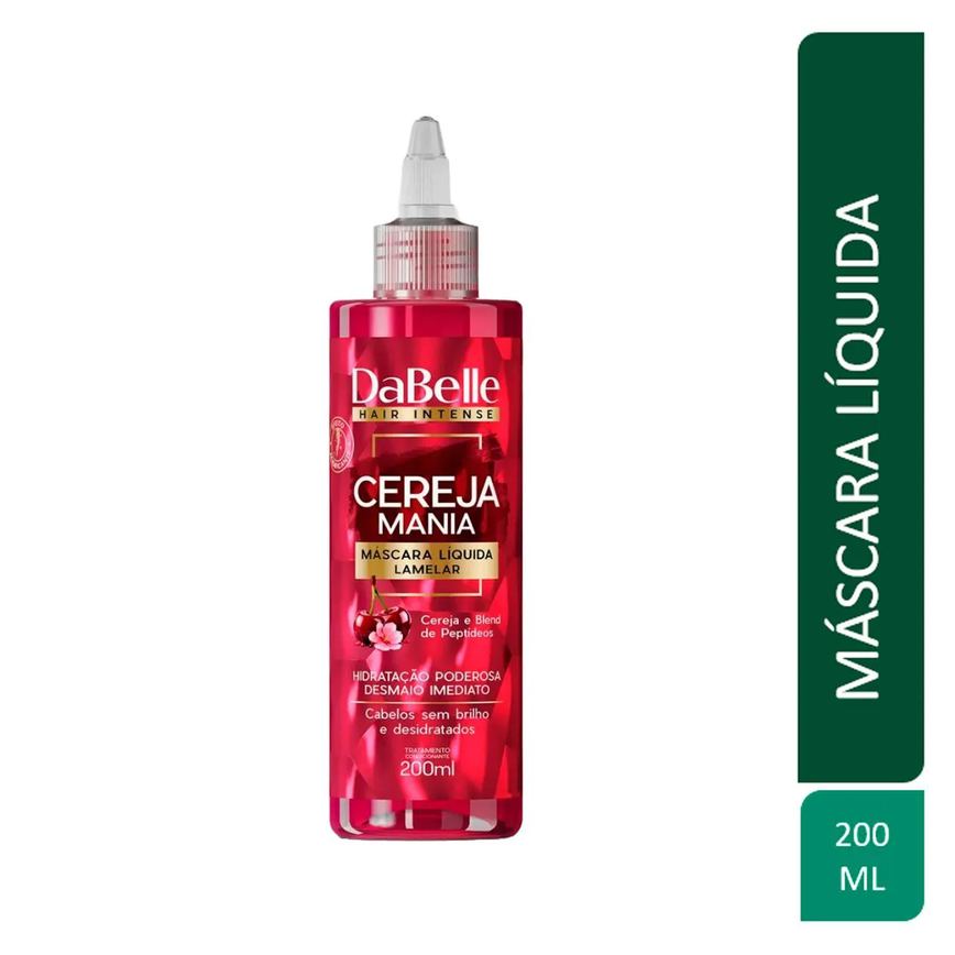 Máscara Líquida Lamelar DaBelle Cereja Mania 200ml